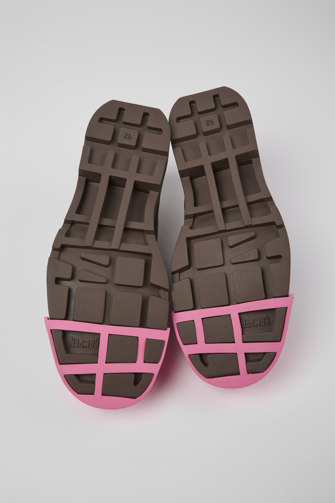 Camper Junction - Brauner Lederschuh für Damen.