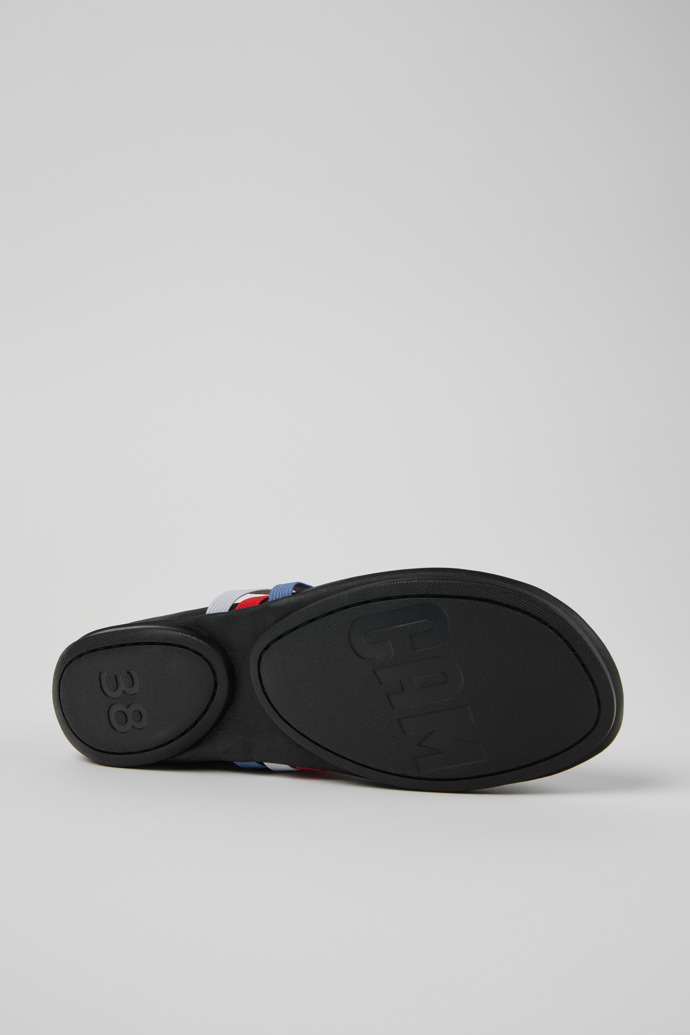 Camper Twins - Schwarze Lederballerinas und -mokassins für Damen.