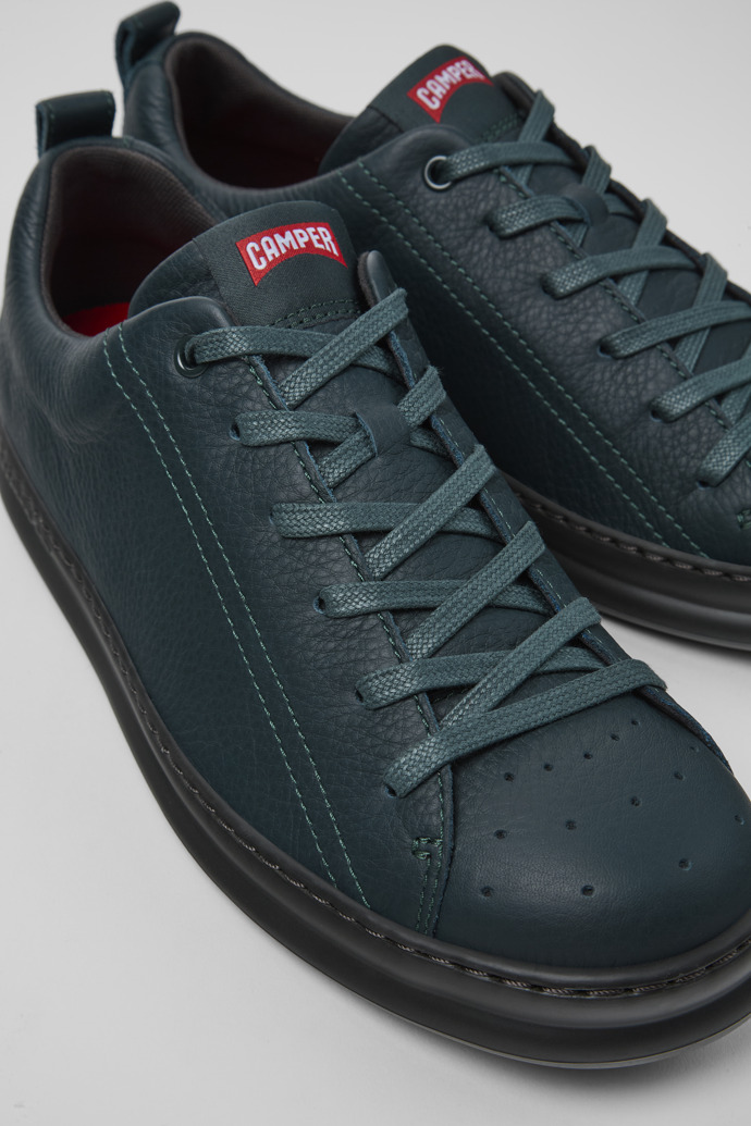 Camper Runner - Grüner Herrensneaker aus Leder