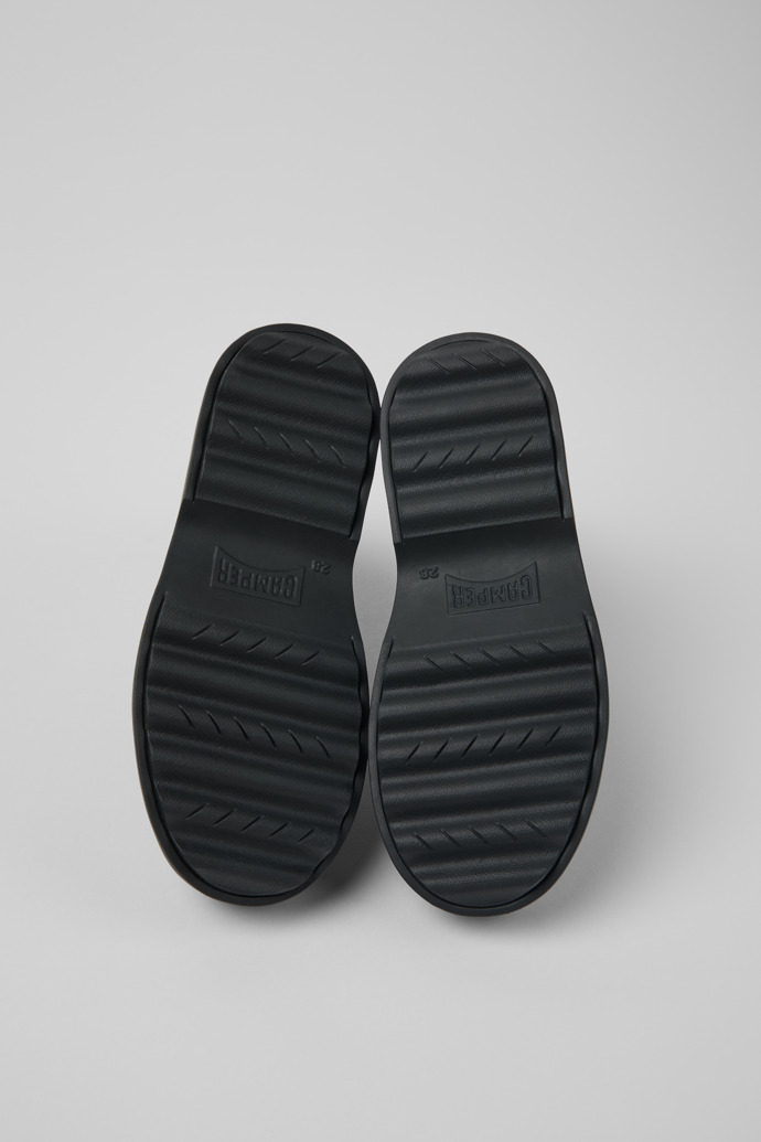 Camper Norte - Kinderstiefel aus Leder in Blau und Weinrot