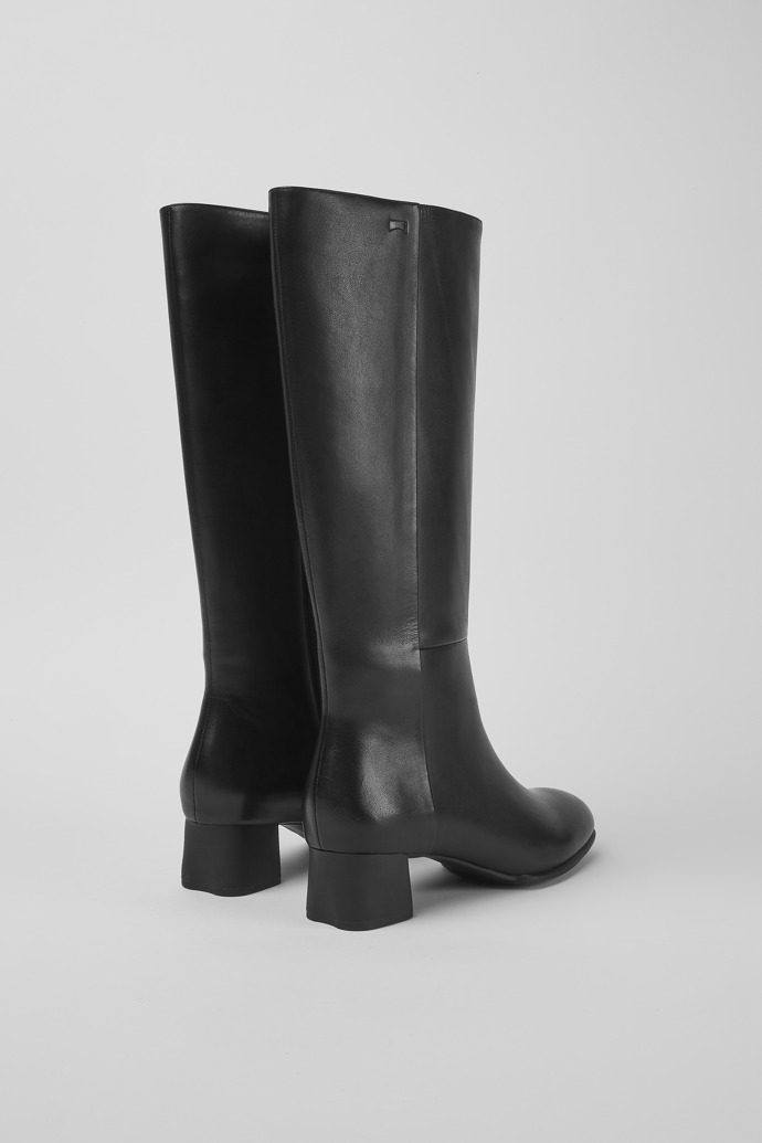 Camper Katie - Schwarzer hoher Lederstiefel für Damen.