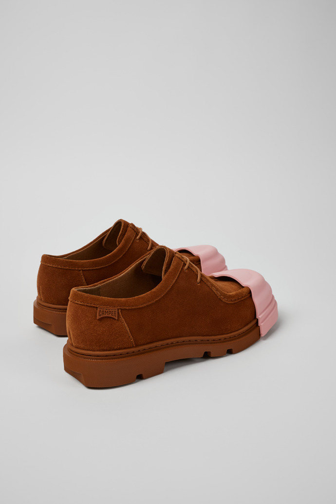 Camper Junction - Brauner Damenschuh aus Nubukleder.