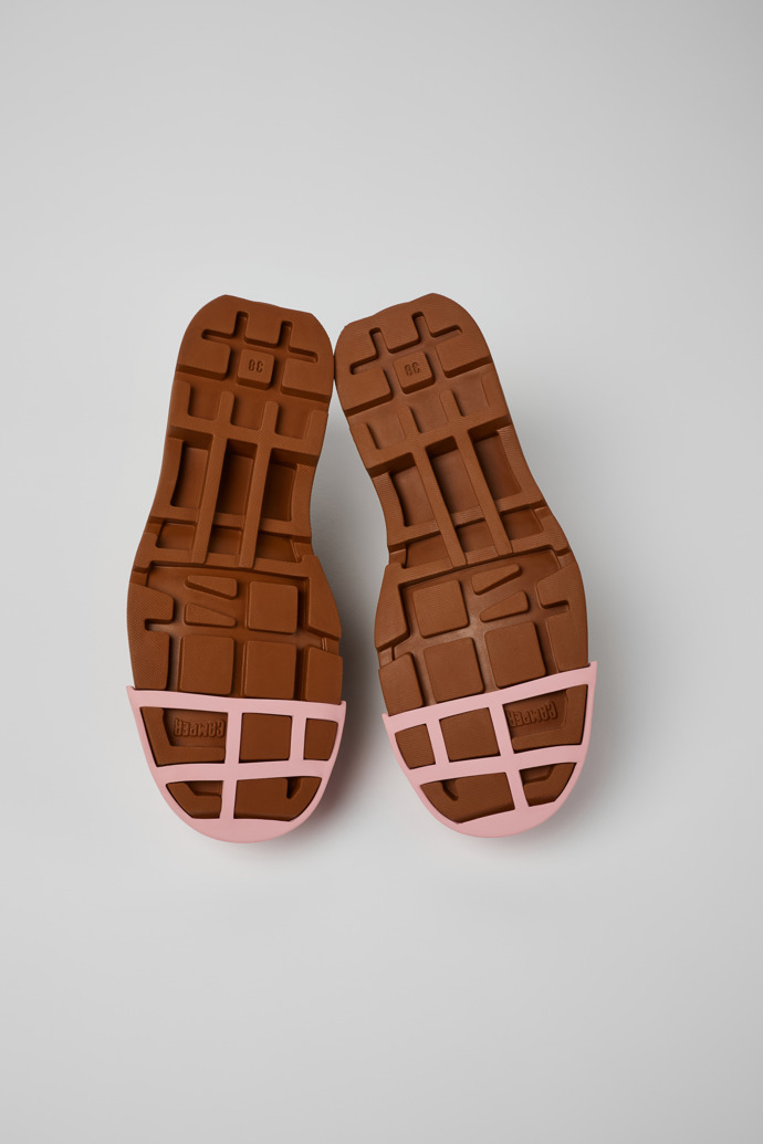 Camper Junction - Brauner Damenschuh aus Nubukleder.