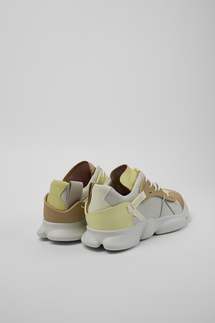 Camper Twins - Mehrfarbiger Herrensneaker aus Leder/Textil.
