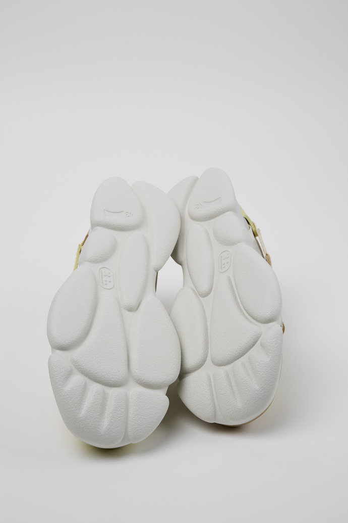 Camper Twins - Mehrfarbiger Herrensneaker aus Leder/Textil.