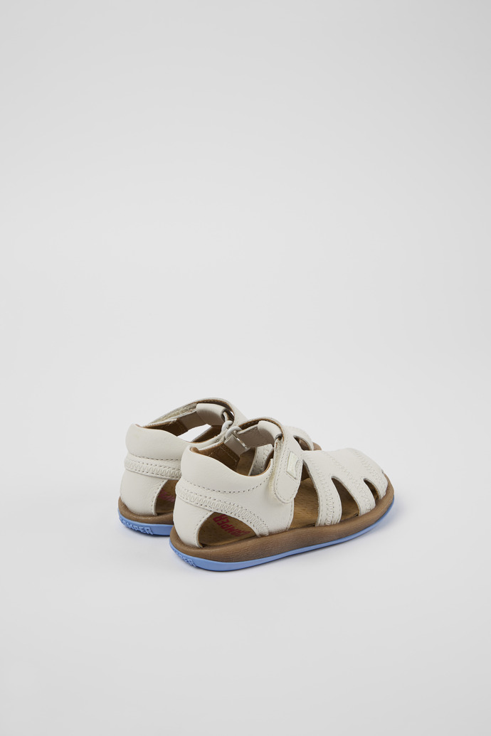 Camper Bicho - Weiße Ledersandalen
