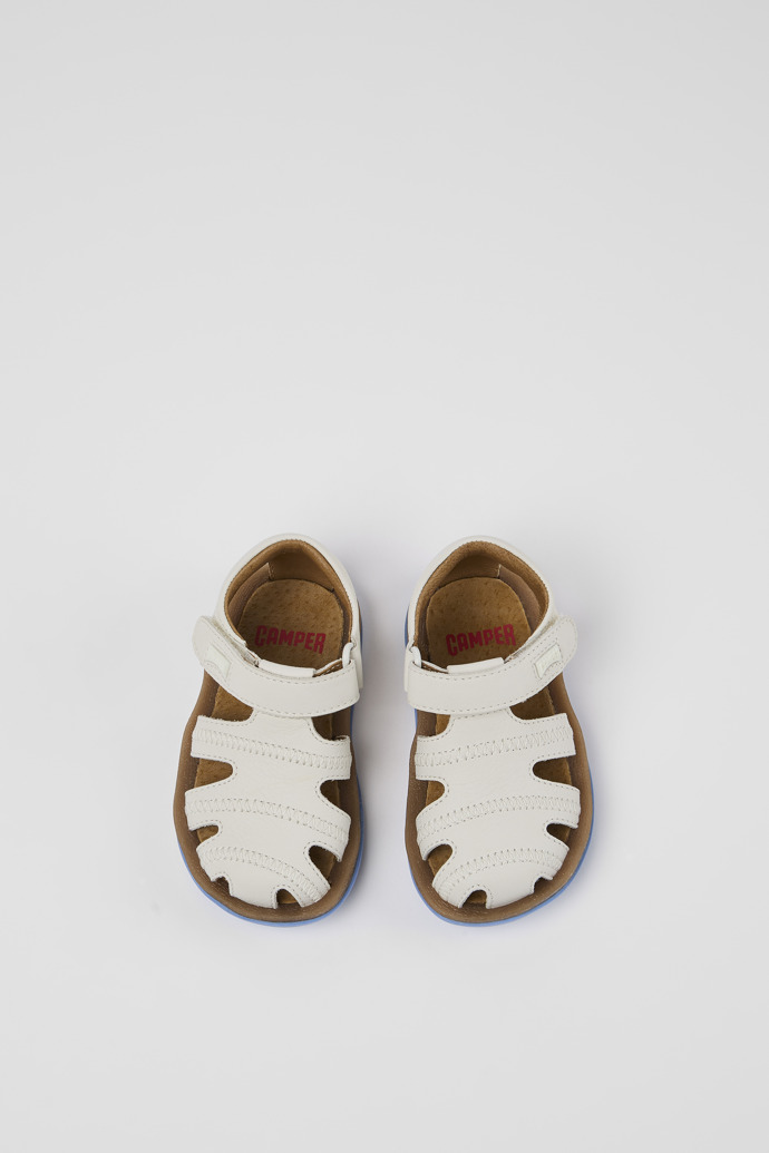 Camper Bicho - Weiße Ledersandalen