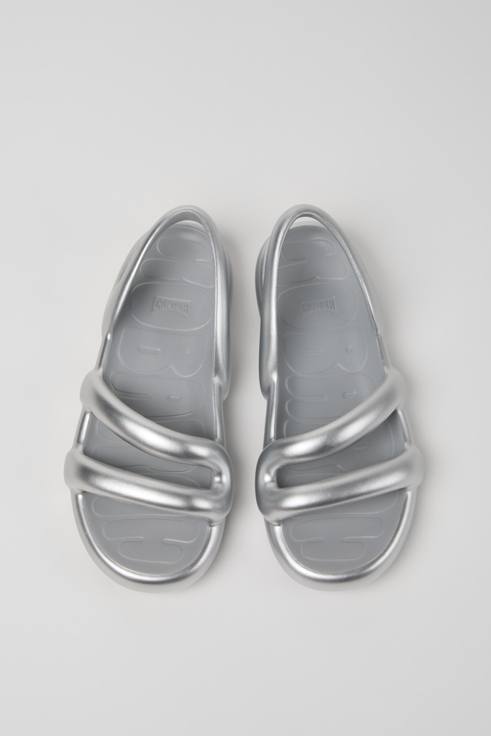 Camper Kobarah Flat - Silberne Sandalen.