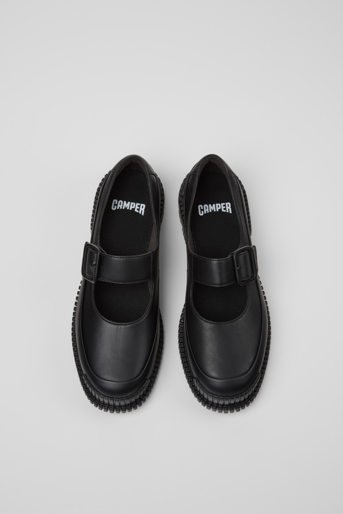 Camper Pix - Schwarzer Damenschuh aus Leder.