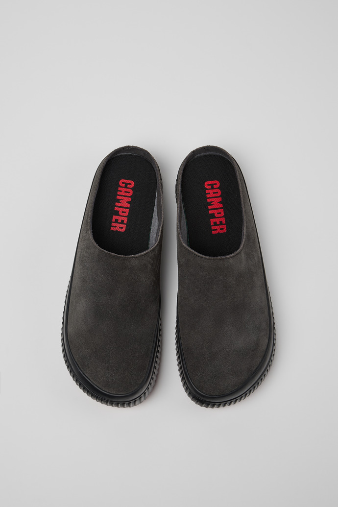 Camper Peu Roda - Graue Nubukledersandalen für Herren.