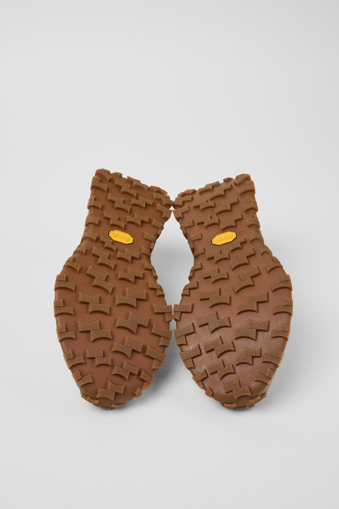 Camper Drift Trail - Graue Damensneaker aus Recycling-PET und Leder.