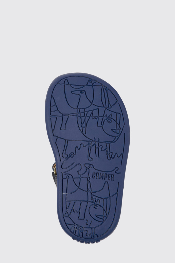 Camper Bicho - T-Riemensandale für Kinder in Navyblau