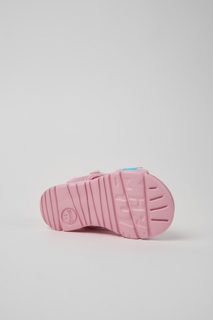 Camper Twins - Mehrfarbige Kindersandalen aus Textil.