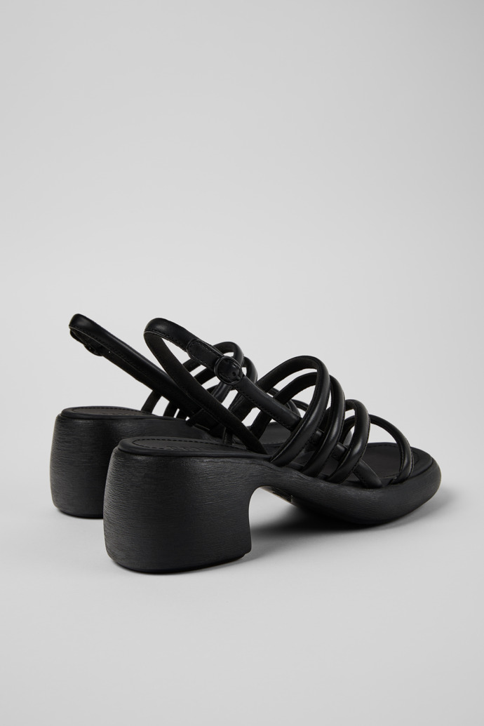 Camper Thelma Sandal - Schwarze Ledersandale für Damen.