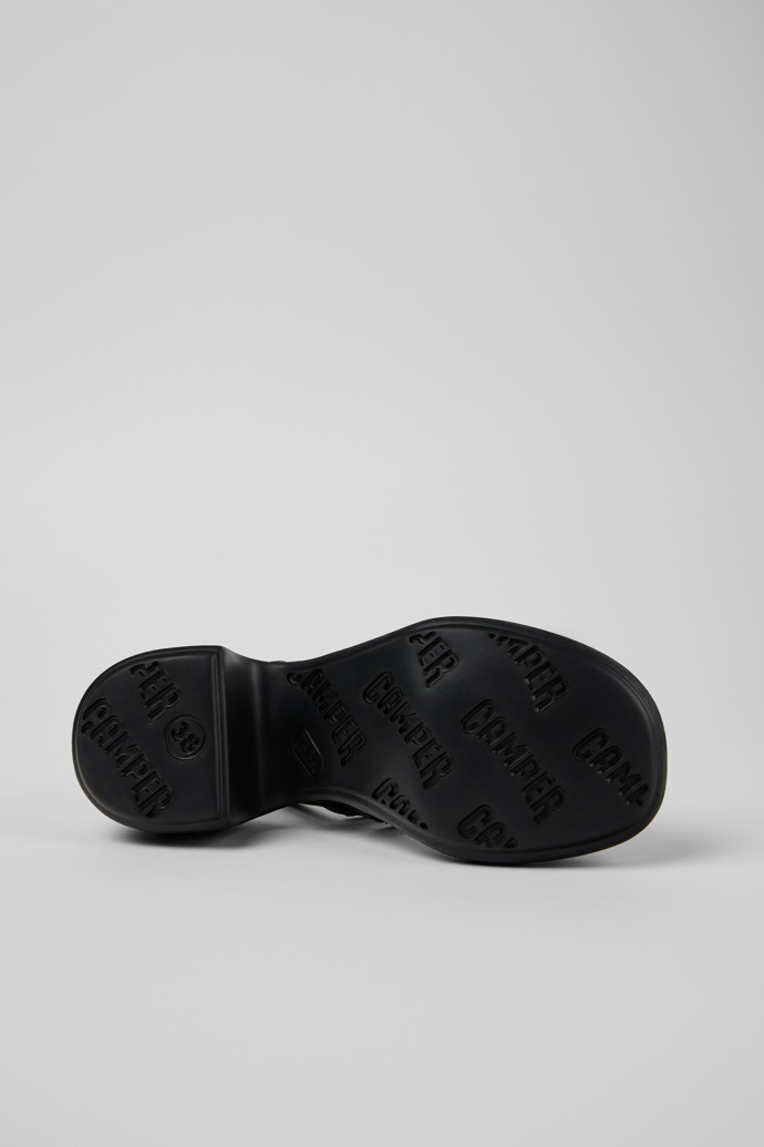 Camper Thelma Sandal - Schwarze Ledersandale für Damen.