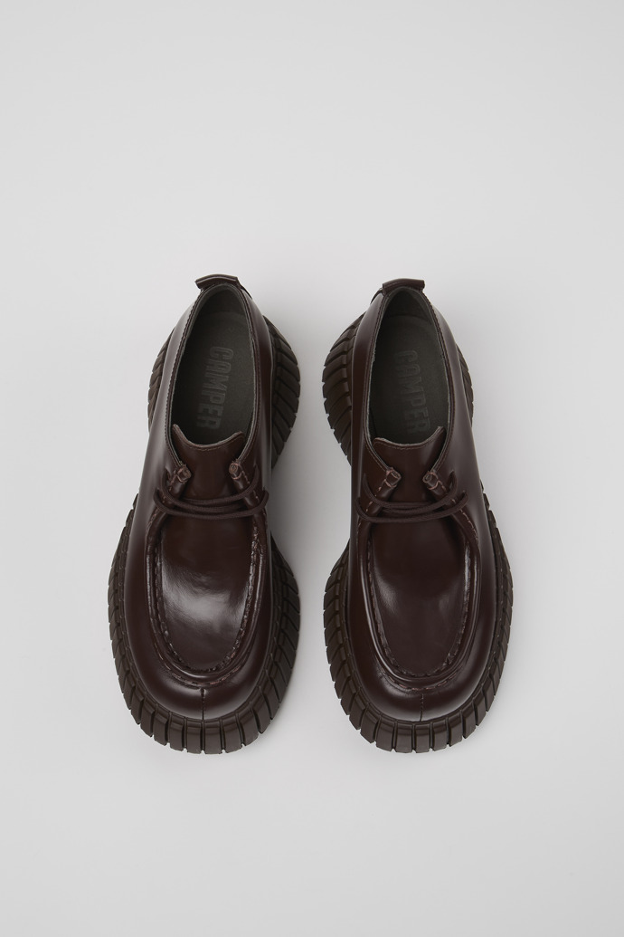 Camper BCN - Brauner Damenschuh aus Leder