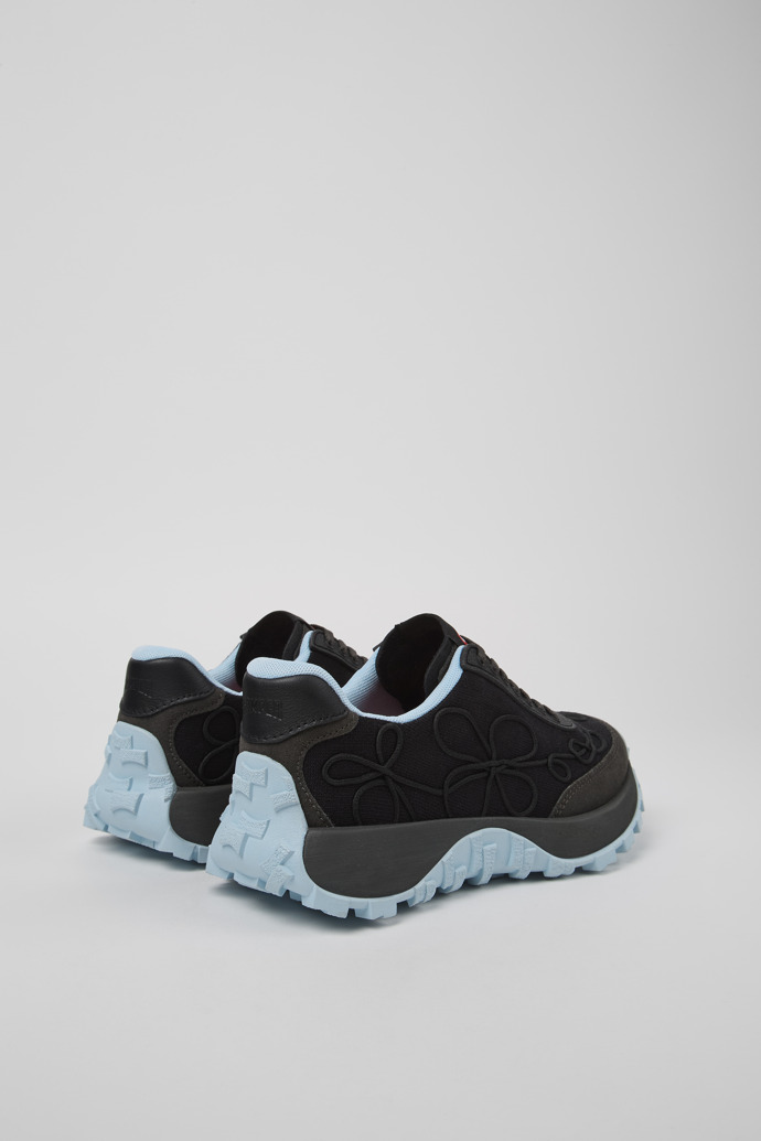 Camper Drift Trail VIBRAM - Schwarzer Damensneaker aus Nubukleder und Textil