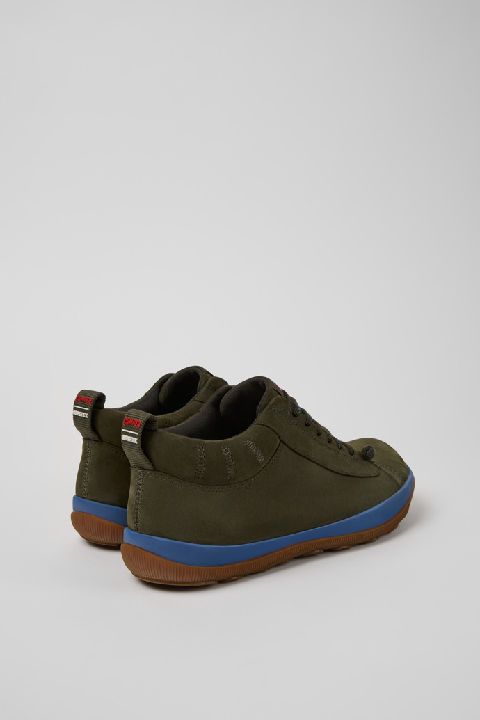 Camper Peu Pista GM - GORE-TEX - Grüne Herrenstiefelette aus Nubukleder.