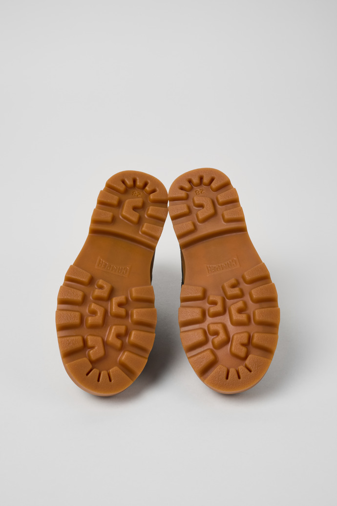 Camper Brutus - Graue Kinderstiefelette aus Nubukleder