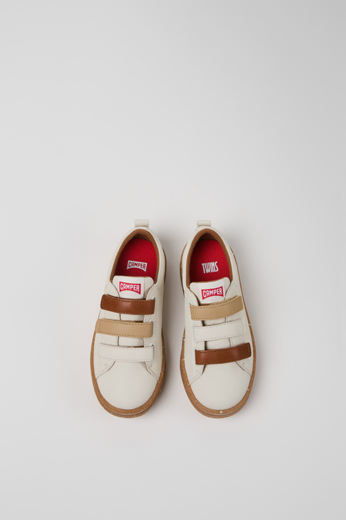 Camper Twins - Mehrfarbige Kindersneaker aus Leder.