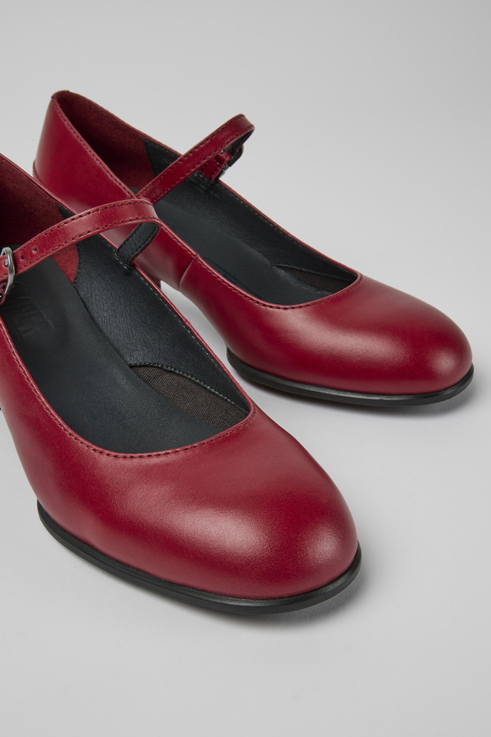Camper Katie - Roter Lederschuh für Damen.