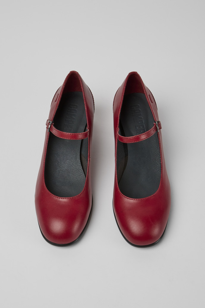 Camper Katie - Roter Lederschuh für Damen.