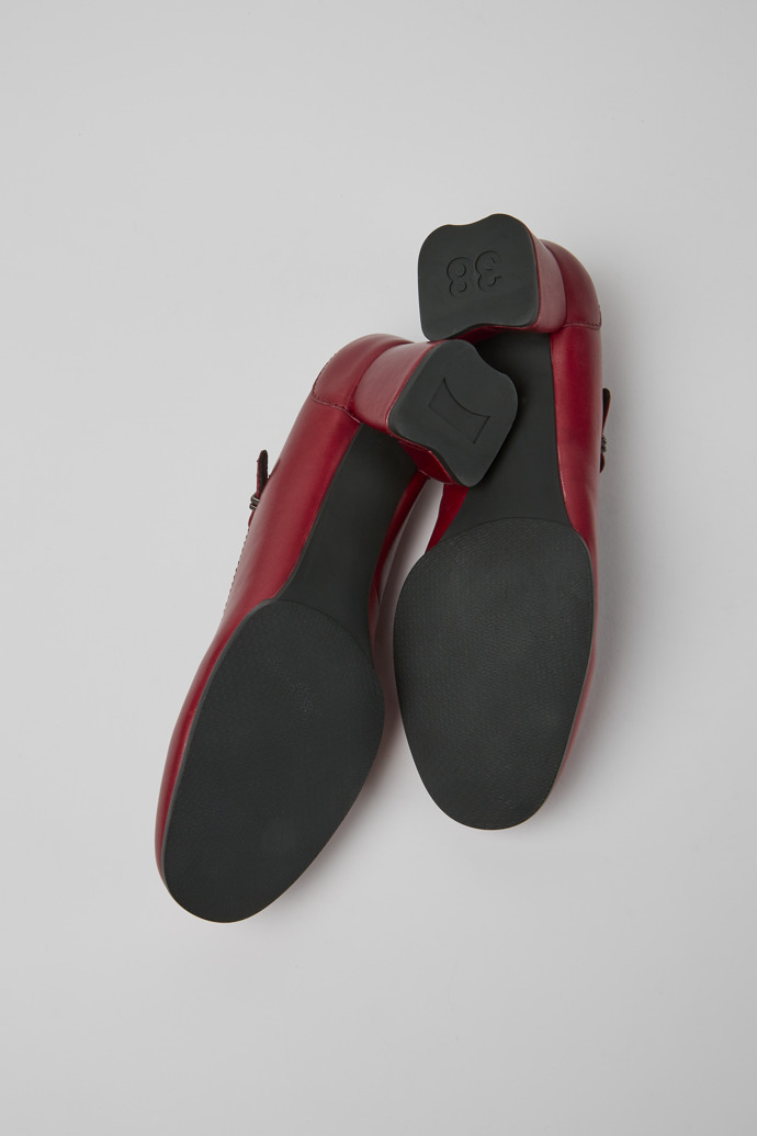 Camper Katie - Roter Lederschuh für Damen.