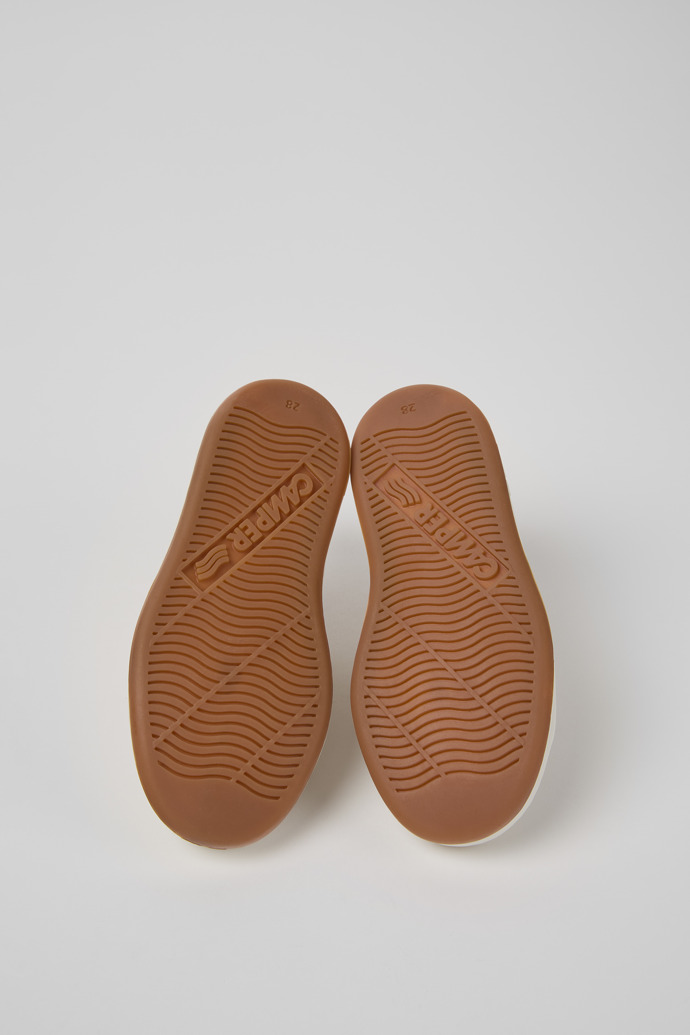 Camper Runner - Weiße Kindersneaker aus Leder.