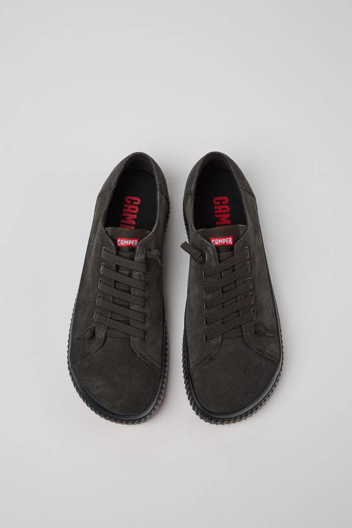 Camper Peu Roda - Grauer Herrensneaker aus Nubukleder.
