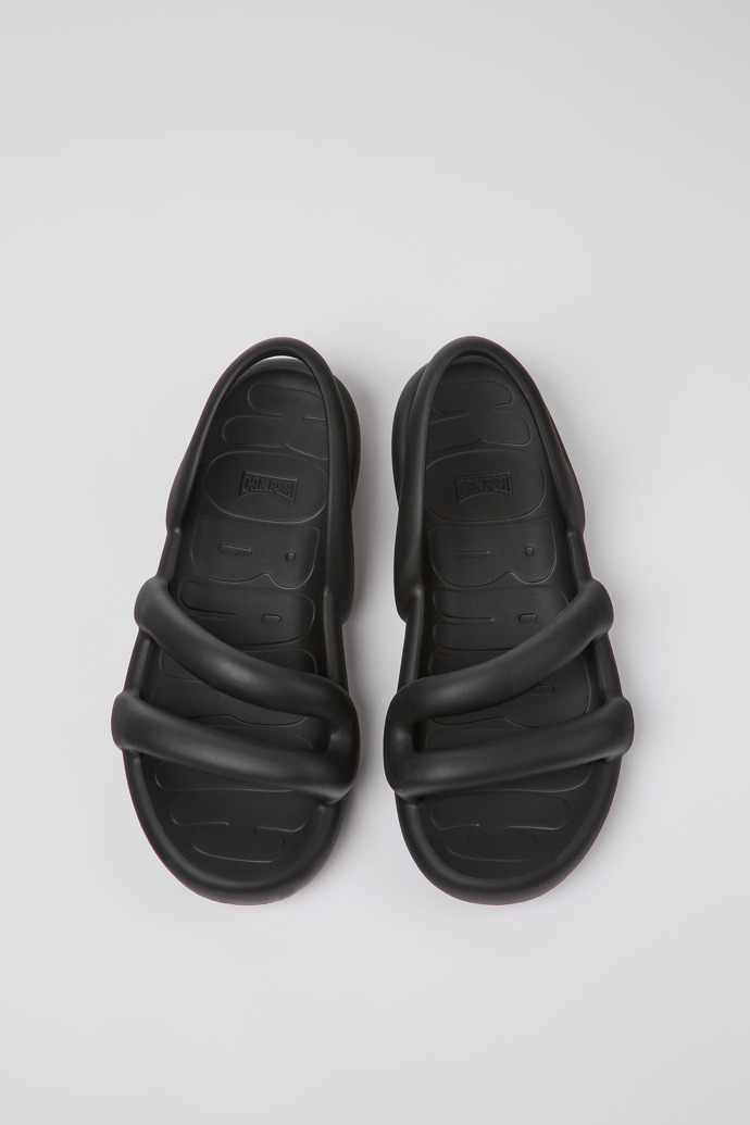 Camper Kobarah Flat - Schwarze Sandalen.
