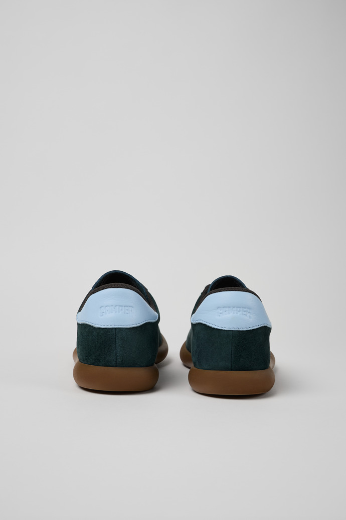 Camper Pelotas Soller - Grüner Damensneaker aus Nubukleder/Leder