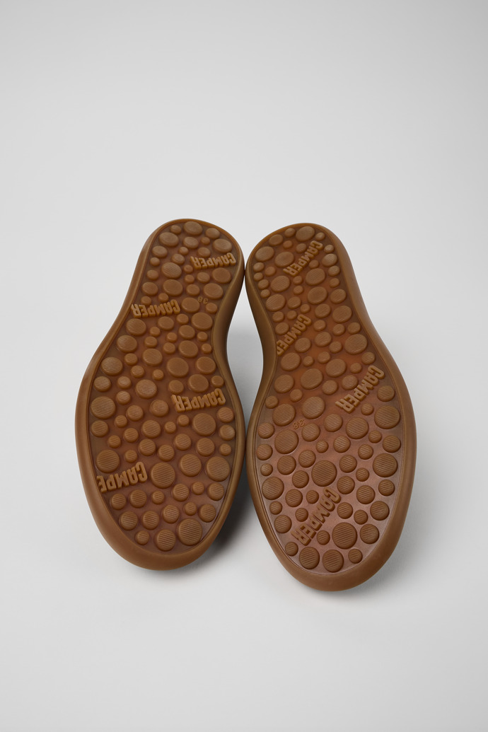 Camper Pelotas Soller - Grüner Damensneaker aus Nubukleder/Leder