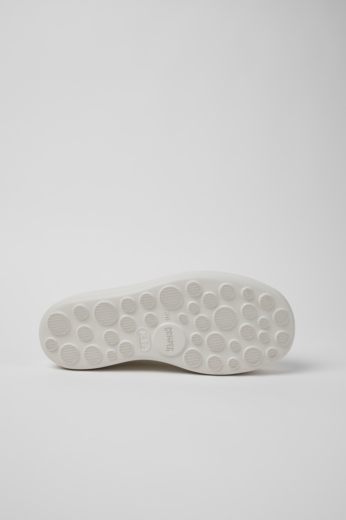 Camper Pelotas Flota Up - Weiße Ledersandalen für Damen.