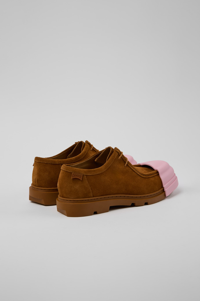 Camper Junction - Brauner Herrenschuh aus Nubukleder.
