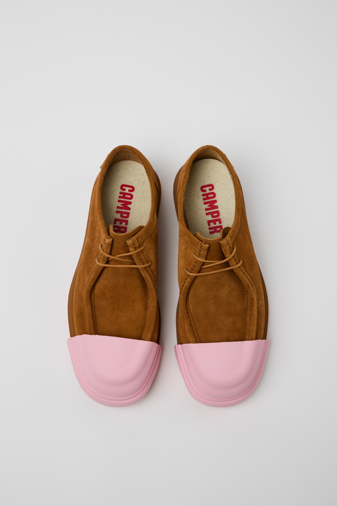 Camper Junction - Brauner Herrenschuh aus Nubukleder.