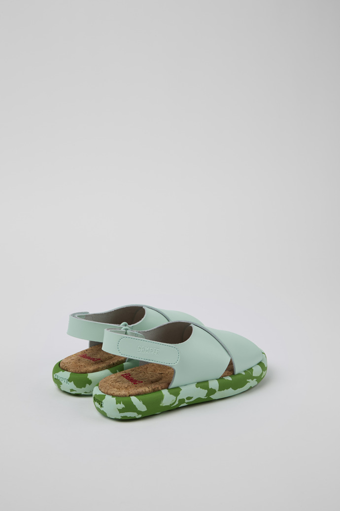 Camper Pelotas Flota - Blaue Ledersandalen mit Kreuzriemen
