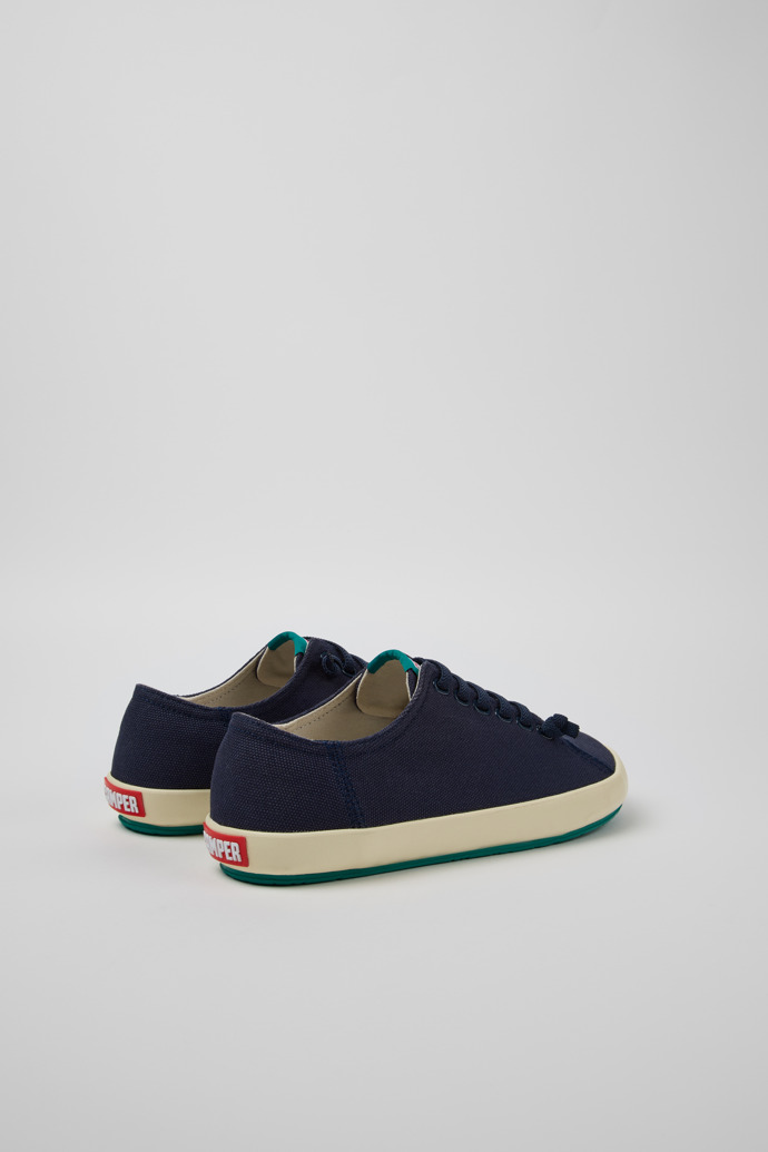 Camper Peu Rambla - Blauer Herrensneaker aus recycelter Baumwolle.