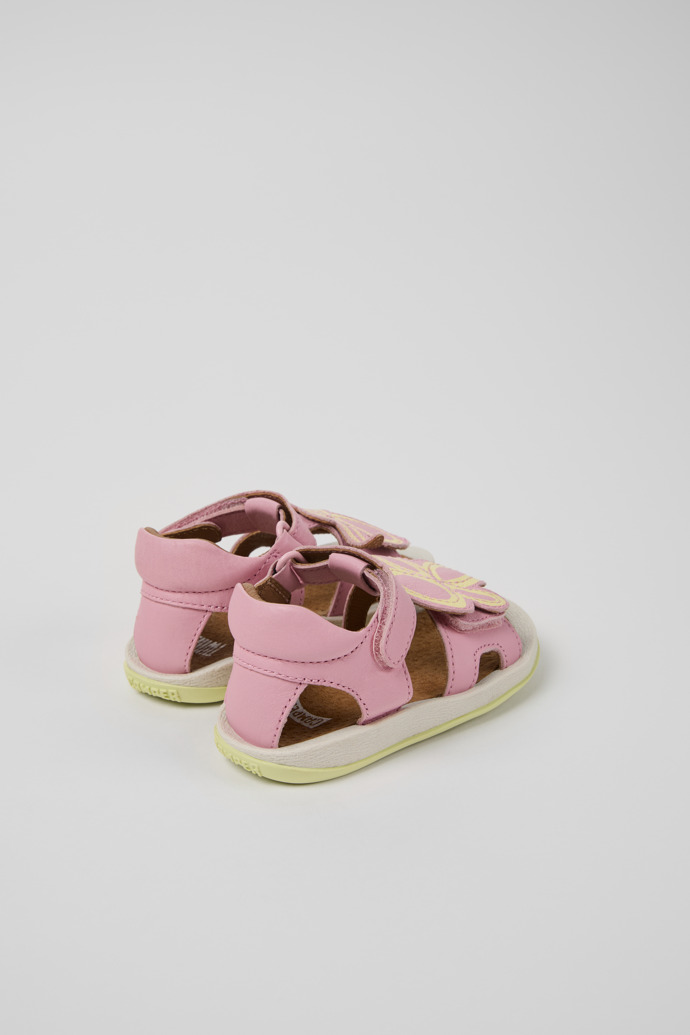 Camper Twins - Mehrfarbige Kindersandalen aus Leder.