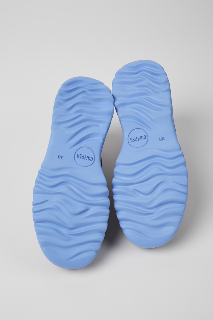 Camper Teix - Damenschuh aus Recycling-Textil in Grün und Grau