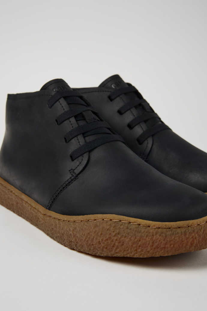 Camper Peu Terreno - Schwarzer Desert-Boot aus Nubukleder für Herren