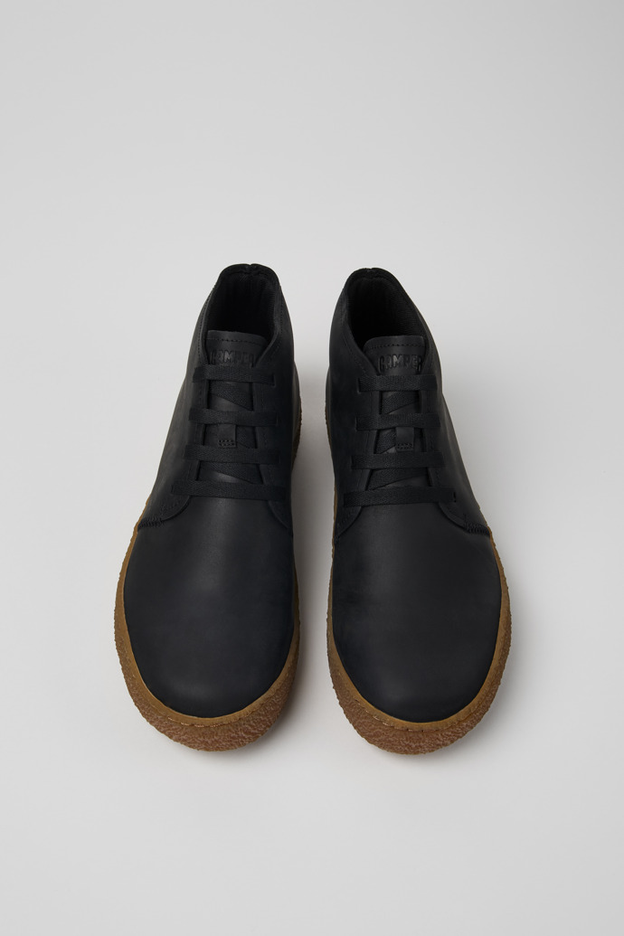 Camper Peu Terreno - Schwarzer Desert-Boot aus Nubukleder für Herren