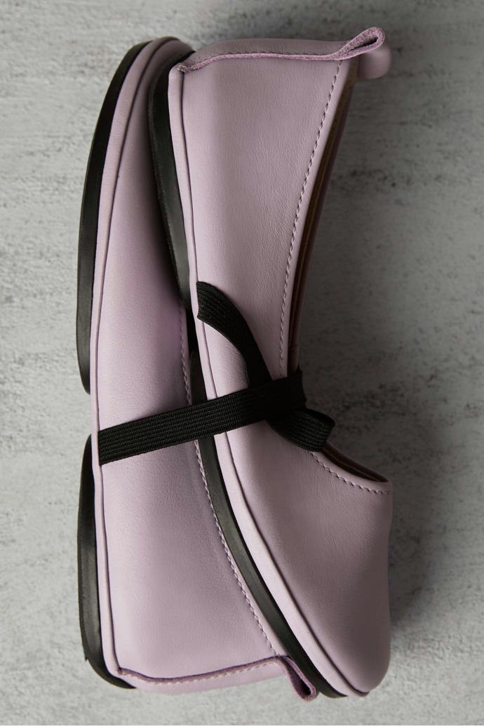 Camper Right - Violette Mary Jane-Lederschuhe für Damen