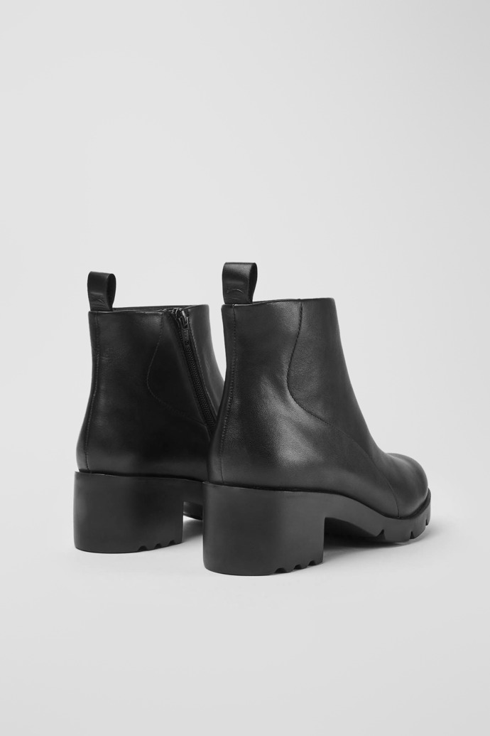Camper Wanda - Schwarze Lederstiefelette für Damen.