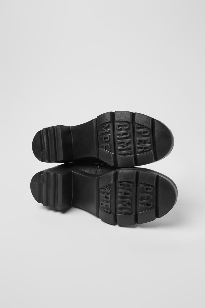 Camper Wanda - Schwarze Lederstiefelette für Damen.