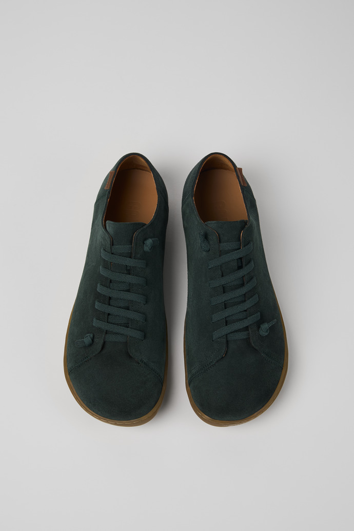 Camper Peu - Grüner Herrenschuh aus Nubukleder