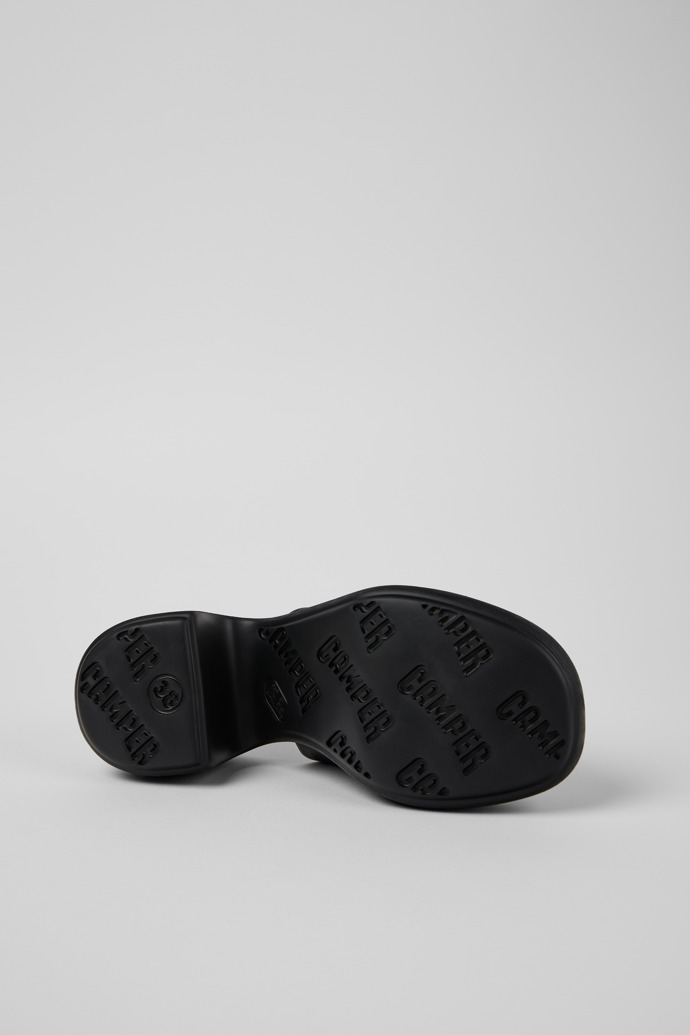 Camper Thelma Sandal - Schwarze Ledersandale für Damen.