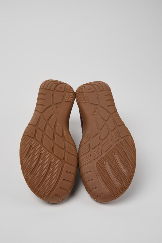 Camper Peu Path - Weinroter Herrensneaker aus Nubukleder.