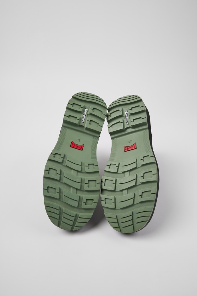 Camper Brutus Trek MICHELIN - Graue Damenstiefelette aus Nubukleder