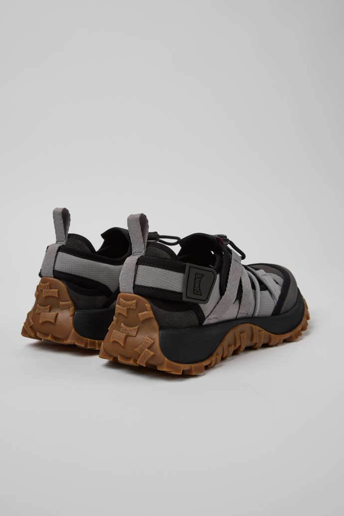 Camper Drift Trail VIBRAM - Graue Damessneaker aus recyceltem PET und Nubukleder.