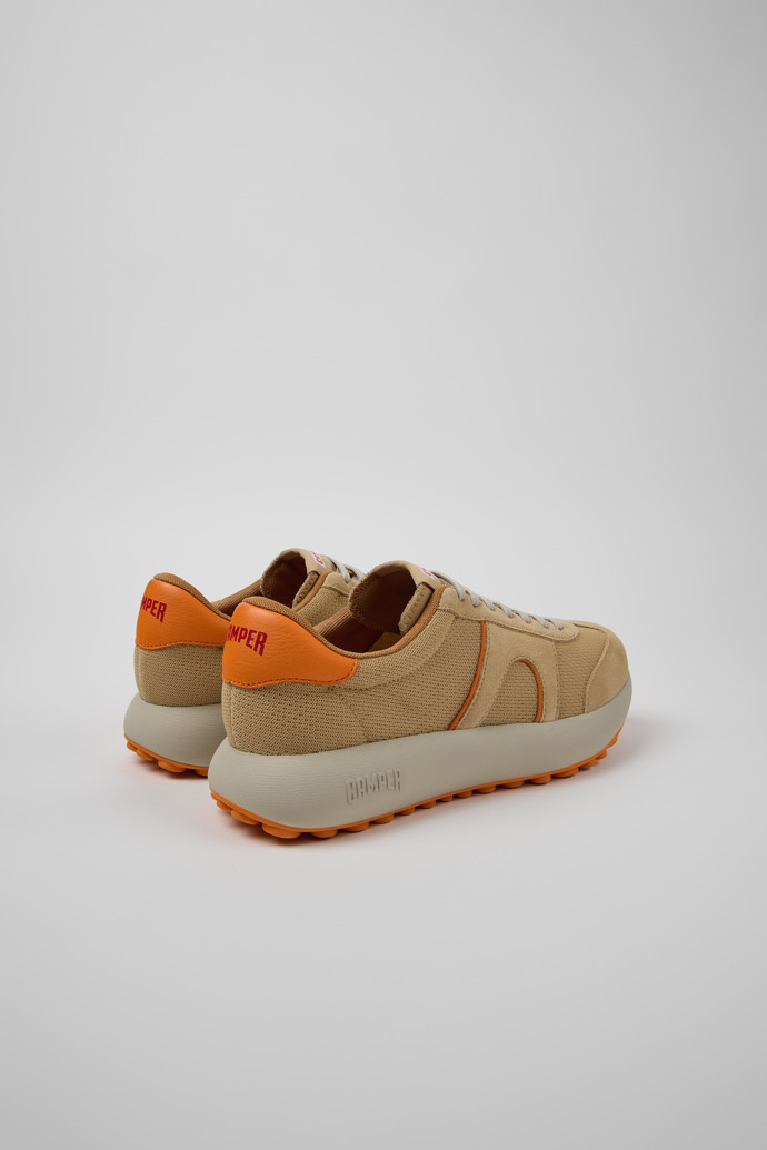 Camper Pelotas Athens - Mehrfarbiger Herrensneaker aus Recycling-PET und Nubukleder.